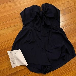 BRAND NEW. Blue Romper from Lulu’s